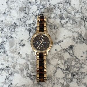 Fossil Gold and Brown Women's Watch